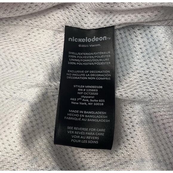 Members Only Nickelodeon Windbreaker Jacket 90’s Cartoon Mash Print Size Medium - Picture 6 of 15